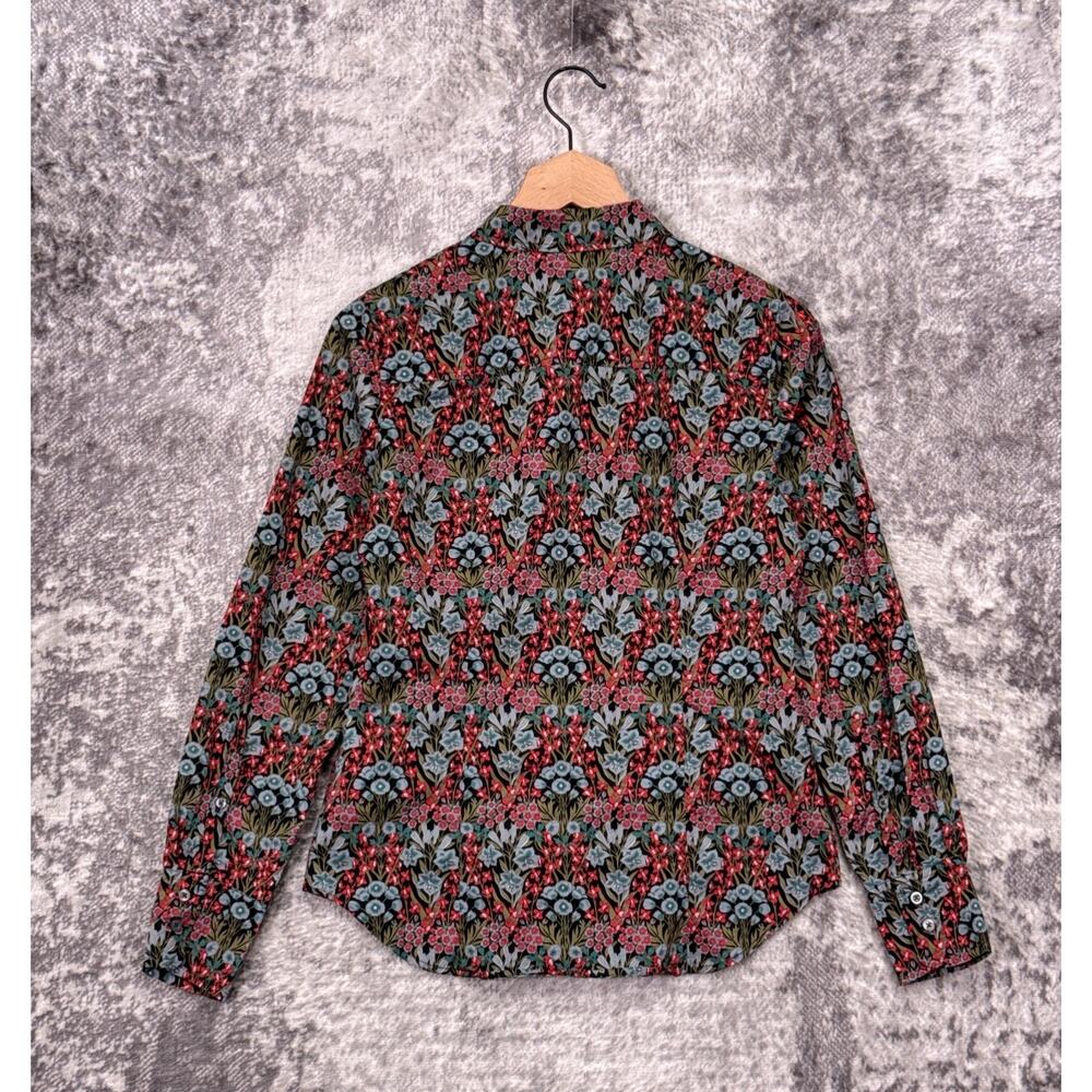 J Crew Perfect Shirt 4 Womens Liberty London Floral Fabric Long Sleeve - Picture 3 of 9